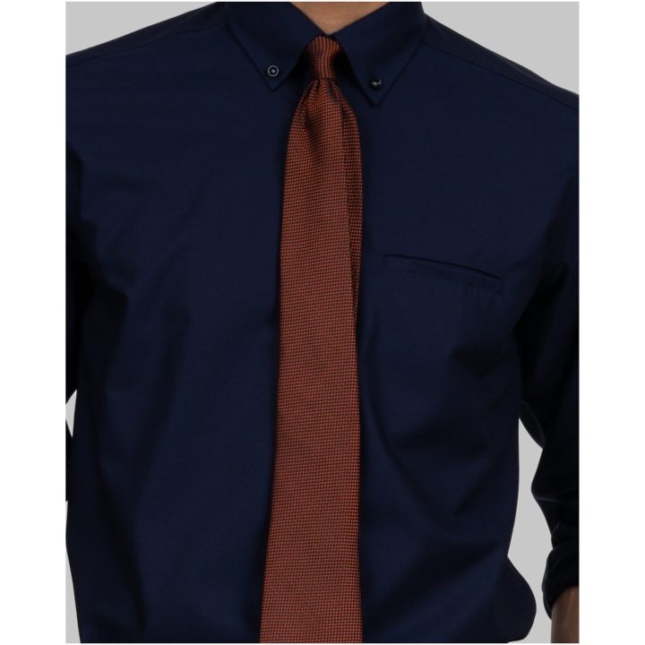 Skjorta Oxford Stretch Slim Marinblå J.Harvest & Frost XS – billede 6