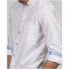 Skjorta Oxford Stretch Slim Vit J.Harvest & Frost XS – miniature 7