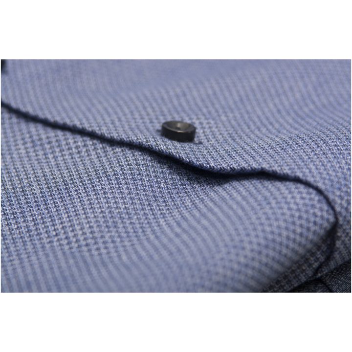 Skjorta PB144 Brushed Jacquard Regular Blå J.Harvest & Frost S 37/38 – billede 5