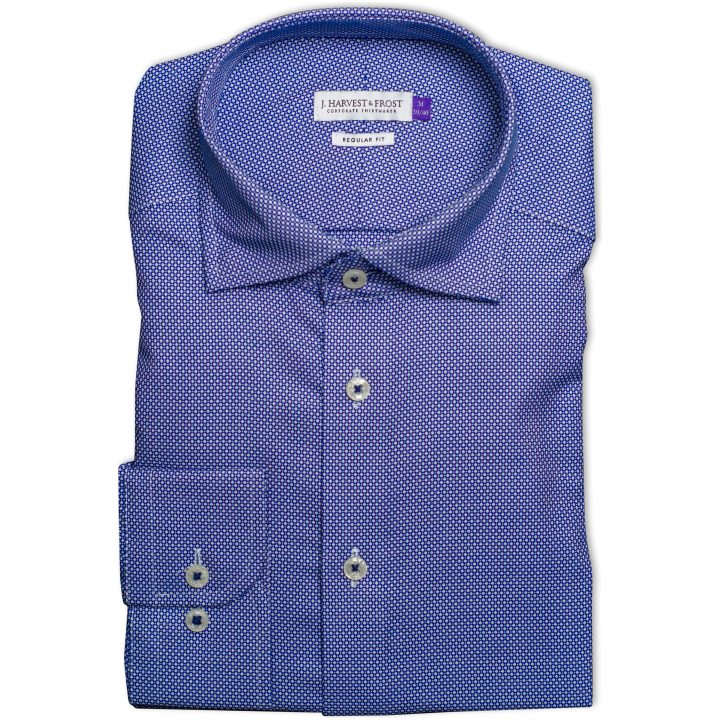 Skjorta PB48 Jacquard Regular Mönstrad pattern J.Harvest & Frost S 37/38 – billede 7