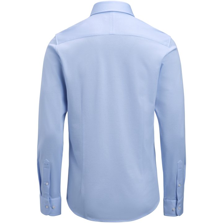 Skjorta Pique Knit Slim Himmelsblå J.Harvest & Frost XS 35/36 – billede 5