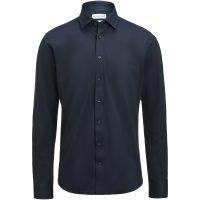 Skjorta Pique Knit Slim Marinblå J.Harvest & Frost