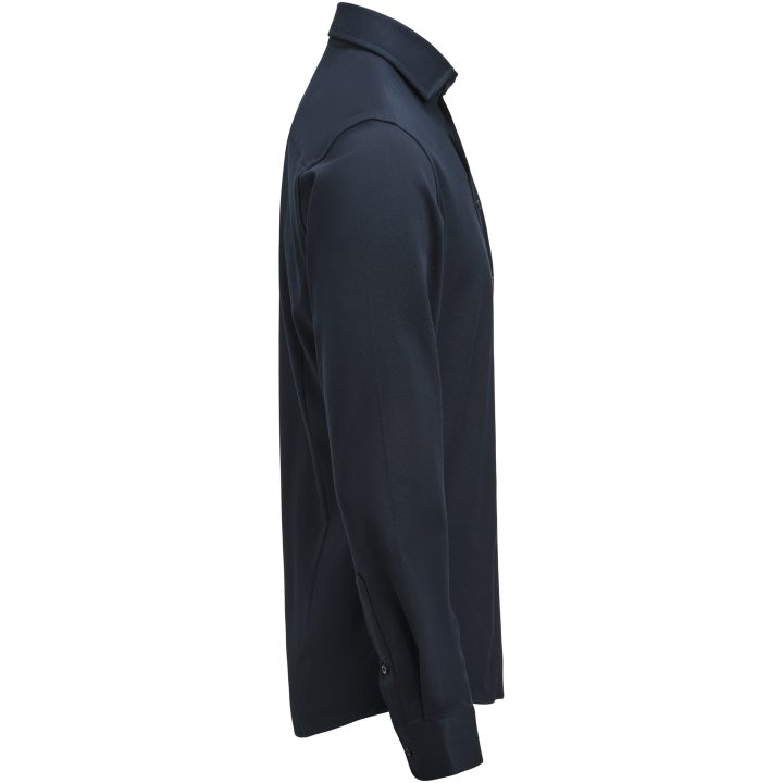 Skjorta Pique Knit Slim Marinblå J.Harvest & Frost XS 35/36 – billede 4