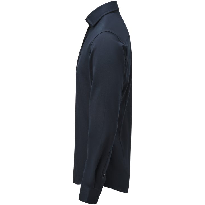 Skjorta Pique Knit Slim Marinblå J.Harvest & Frost XS 35/36 – billede 5