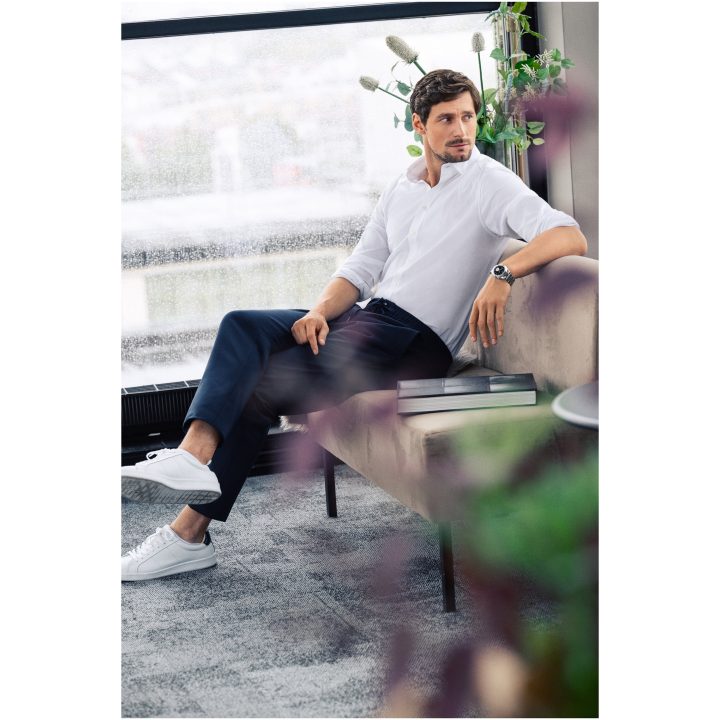 Skjorta Pique Knit Slim Vit J.Harvest & Frost XS 35/36 – billede 7