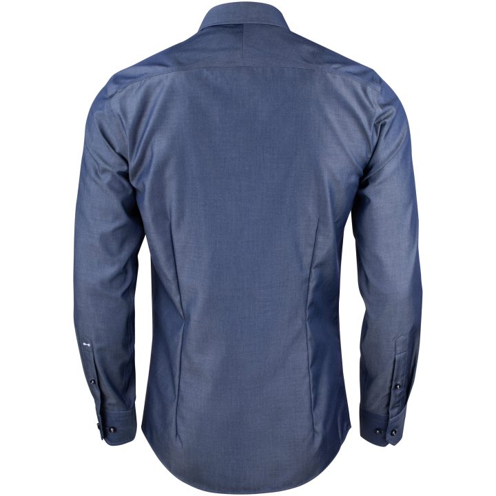 Skjorta RB120 Twill Slim Indigoblå Indigo J.Harvest & Frost XS 35/36 – billede 2