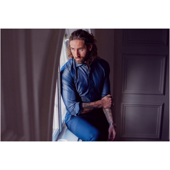 Skjorta RB120 Twill Slim Indigoblå Indigo J.Harvest & Frost XS 35/36 – billede 11