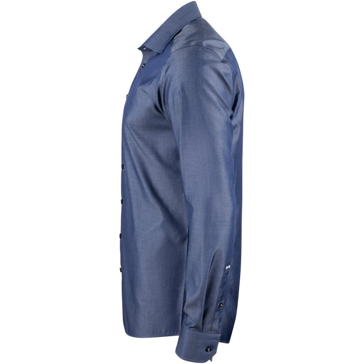 Skjorta RB120 Twill Slim Indigoblå Indigo J.Harvest & Frost XS 35/36 – billede 4
