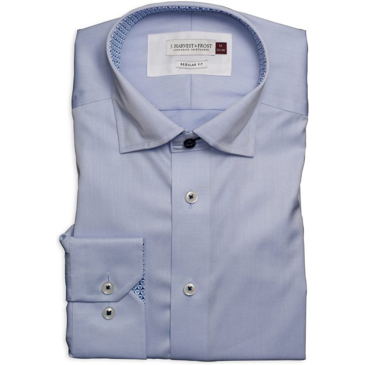 Skjorta RB122 Twill Regular Himmelsblå J.Harvest & Frost s – billede 5
