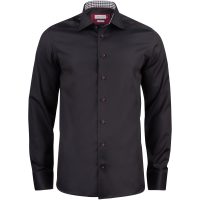 Skjorta RB20 Twill Regular Svart/röd J.Harvest & Frost