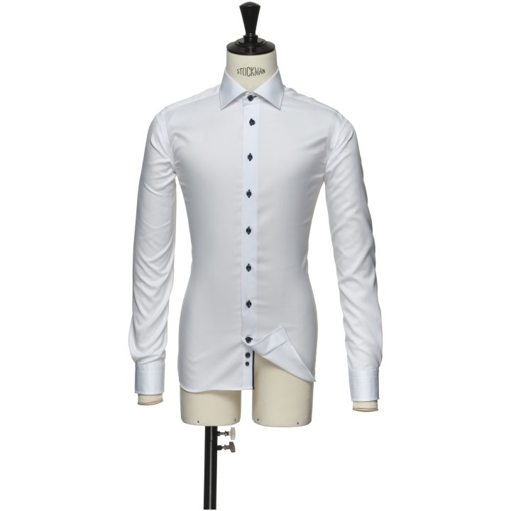 Skjorta RB20 Twill Regular Vit Marinblå J.Harvest & Frost s – billede 3