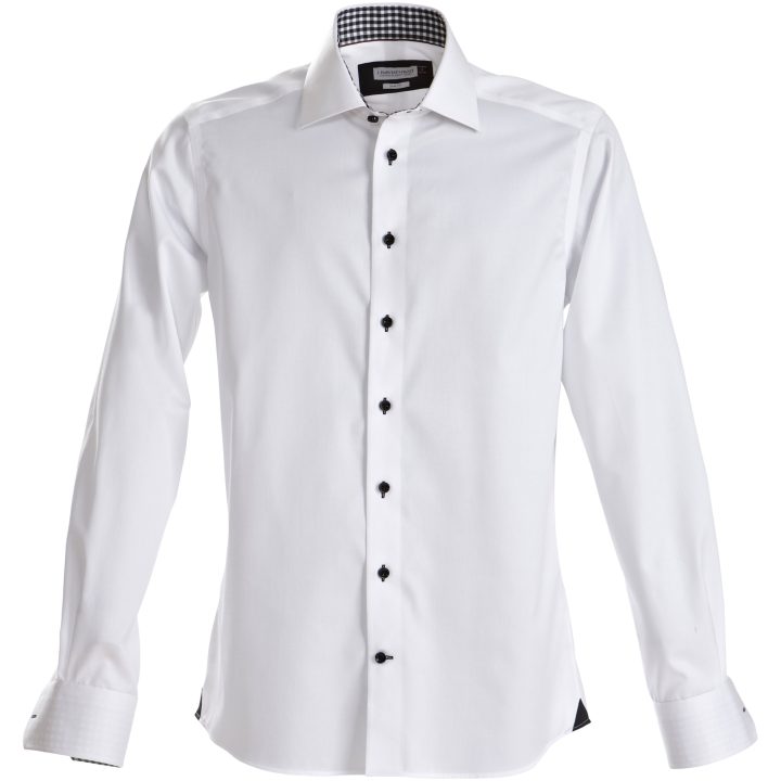 Skjorta RB20 Twill Regular Vit/svart J.Harvest & Frost s – billede 4