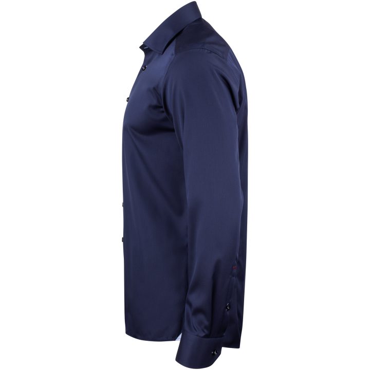 Skjorta RB20 Twill Slim Marinblå/sky J.Harvest & Frost XS – billede 4
