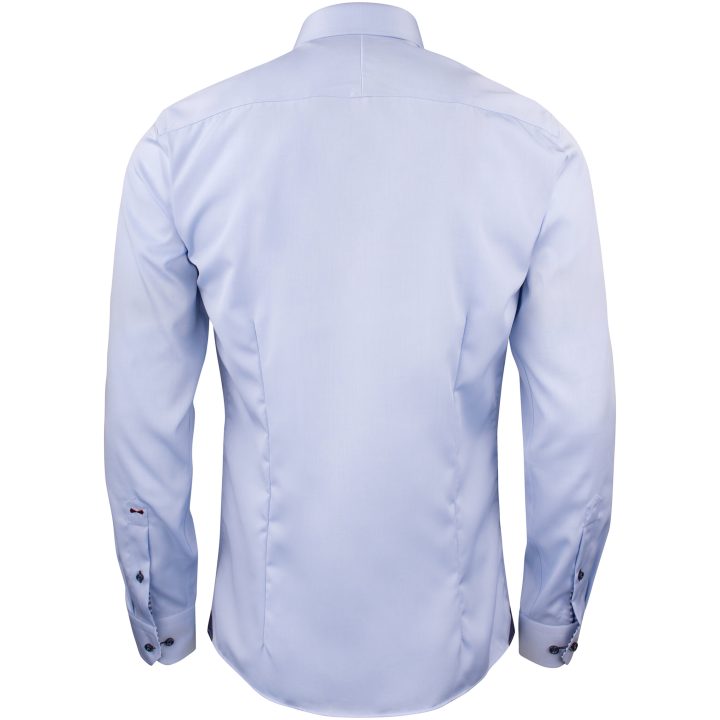 Skjorta RB20 Twill Slim Sky/marinblå J.Harvest & Frost XS – billede 2