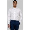 Skjorta RB20 Twill Slim Vit Marinblå J.Harvest & Frost XS – miniature 1