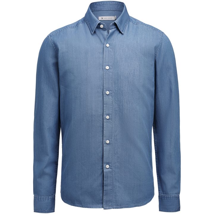 Skjorta Sayville Denim James Harvest – billede 2