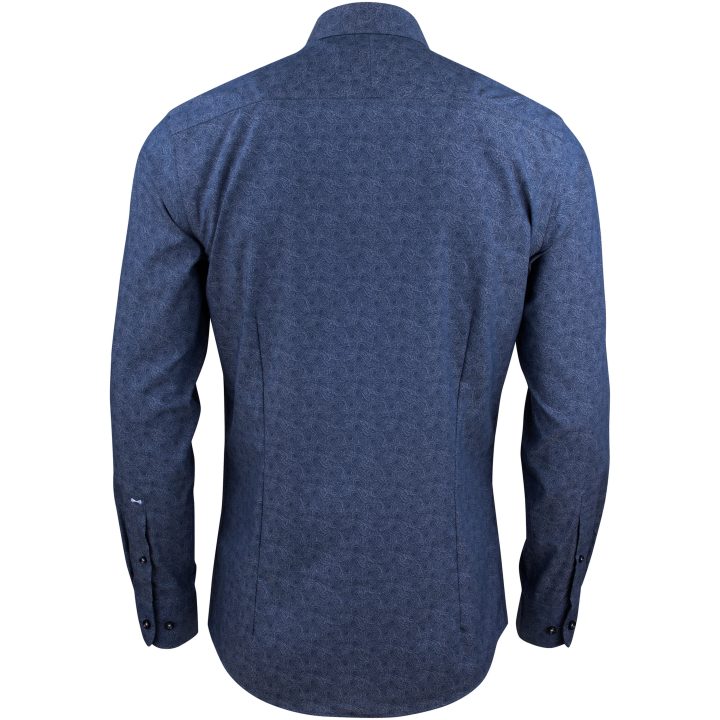 Skjorta Twill Regular Paisley J.Harvest & Frost S 37/38 – billede 2