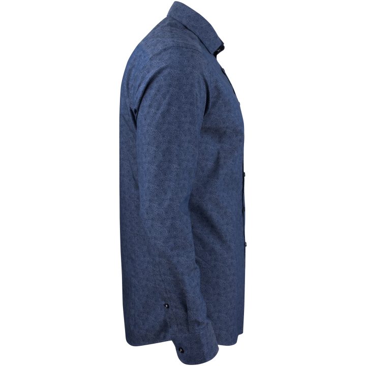 Skjorta Twill Regular Paisley J.Harvest & Frost S 37/38 – billede 5