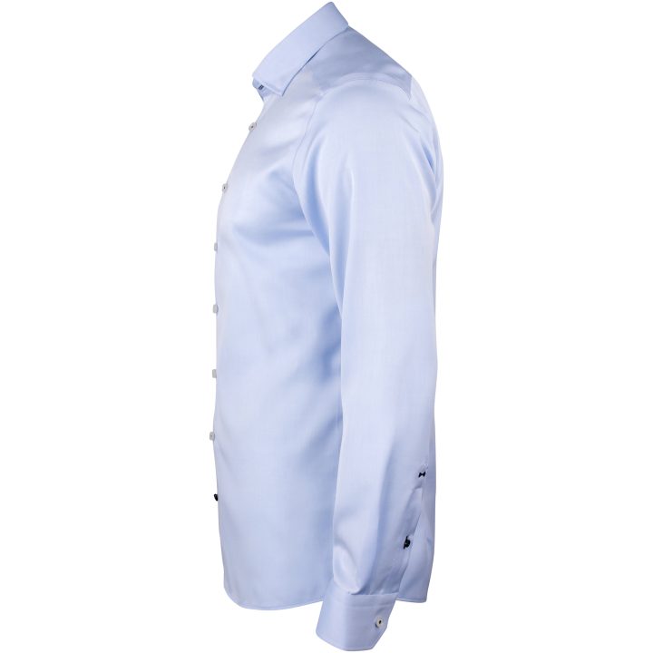 Skjorta Twill Slim Himmelsblå J.Harvest & Frost XS – billede 3