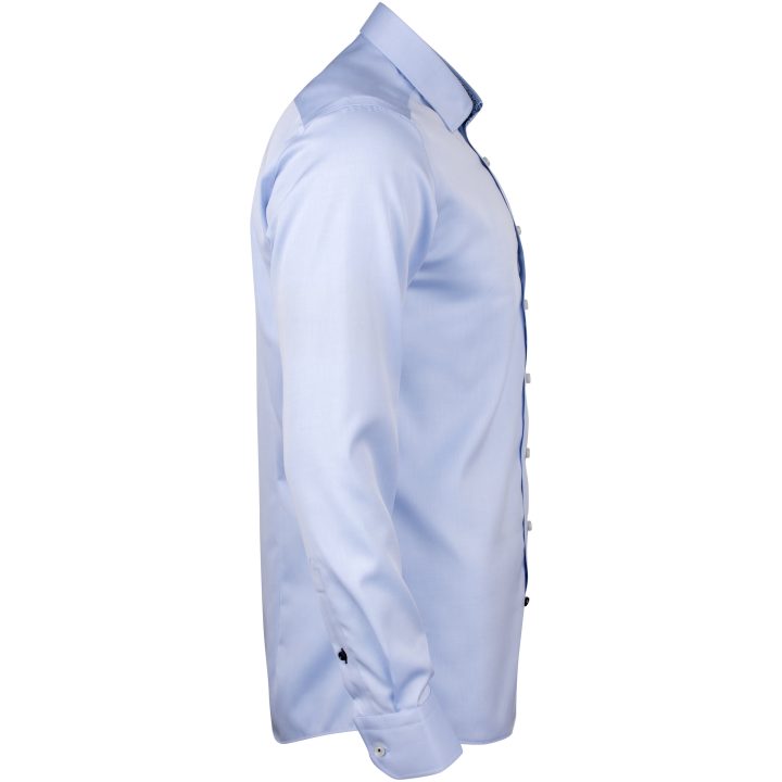 Skjorta Twill Slim Himmelsblå J.Harvest & Frost XS – billede 4