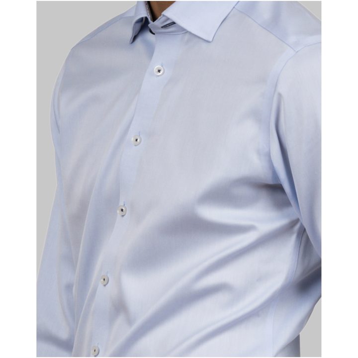 Skjorta Twill Slim Himmelsblå J.Harvest & Frost XS – billede 6