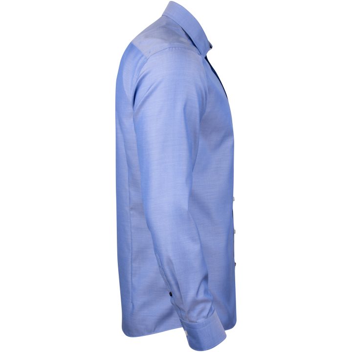 Skjorta Twill Slim Mellanblå J.Harvest & Frost XS – billede 4