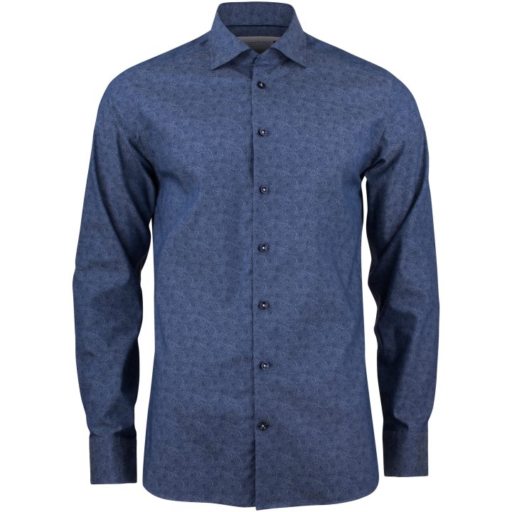 Skjorta Twill Slim Paisley J.Harvest & Frost XS 35/36 – billede 2