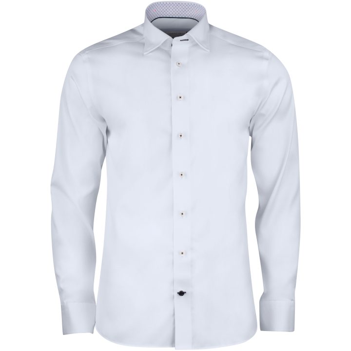 Skjorta Twill Slim Vit J.Harvest & Frost XS – billede 2