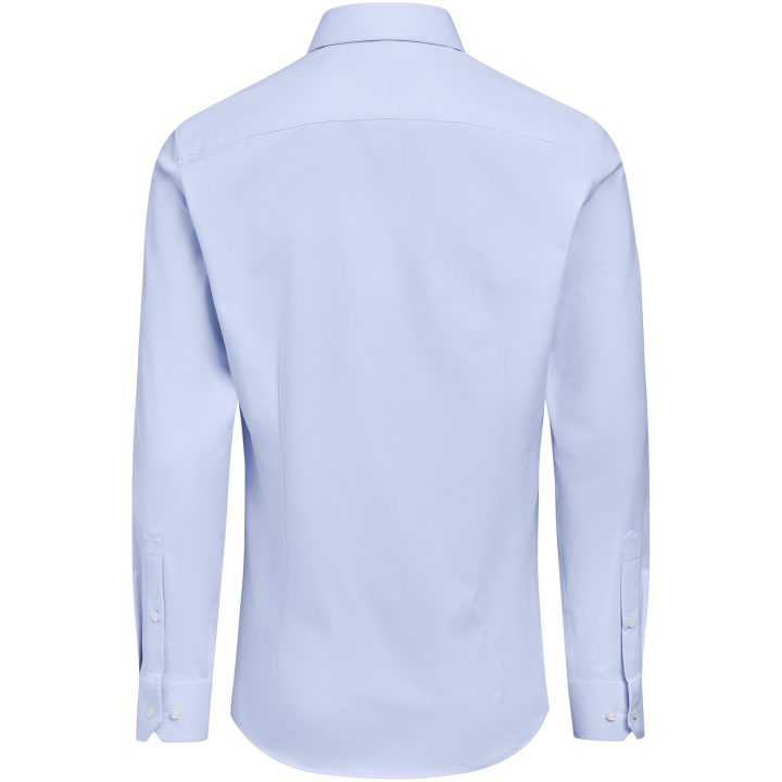 Skjorta YB150 Twill Stretch Slim Himmelsblå J.Harvest & Frost XS – billede 5