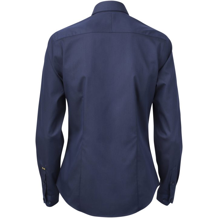 Skjorta YB50 Twill Dam Marinblå J.Harvest & Frost XS – billede 3