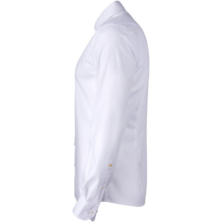 Skjorta YB50 Twill Extra Long Regular Fit Vit J.Harvest & Frost S 37/38 – billede 3
