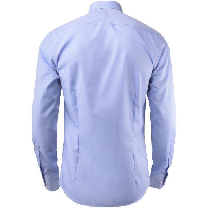 Skjorta YB50 Twill Extra Long Slim Fit Himmelsblå J.Harvest & Frost XS 35/36 – billede 3