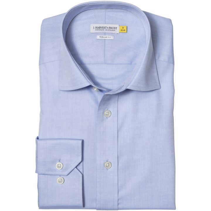 Skjorta YB50 Twill Regular Himmelsblå J.Harvest & Frost s – billede 2
