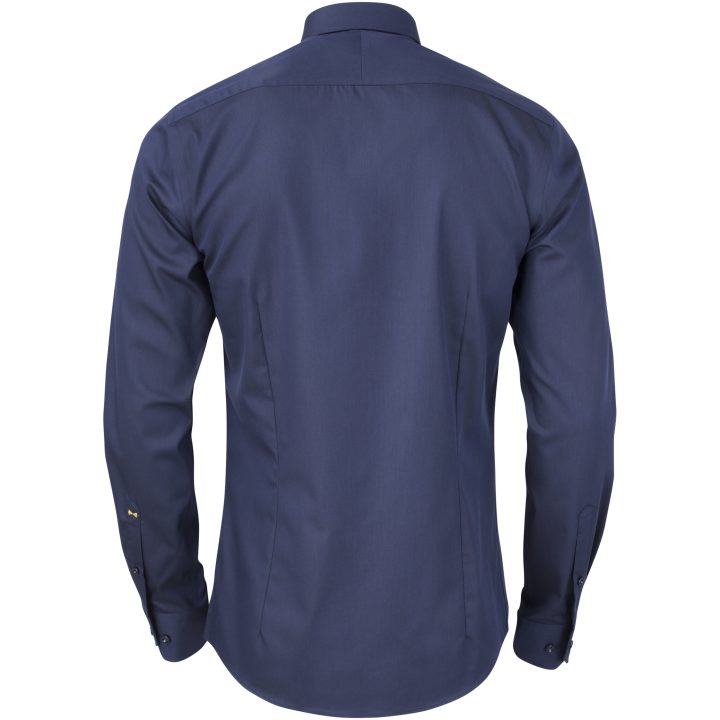 Skjorta YB50 Twill Regular Marinblå J.Harvest & Frost s – billede 5