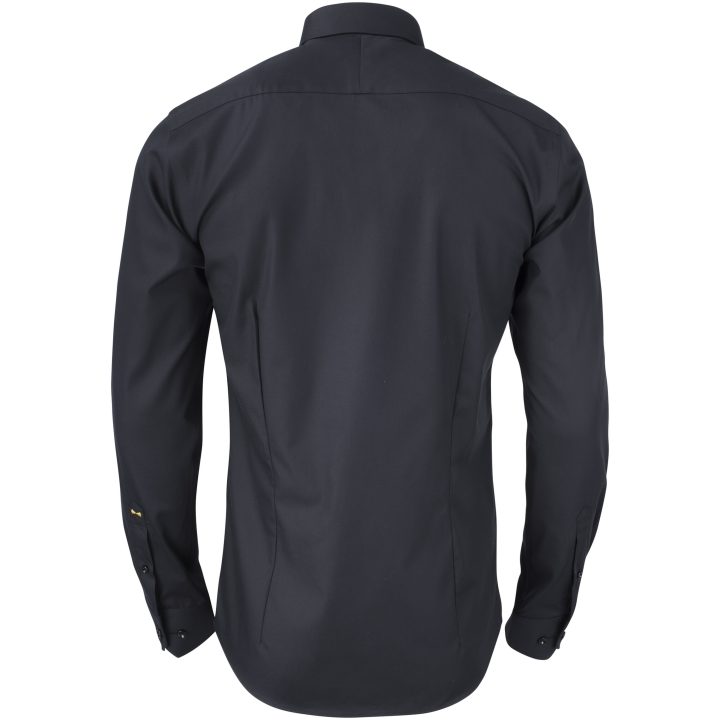 Skjorta YB50 Twill Regular Svart J.Harvest & Frost s – billede 3