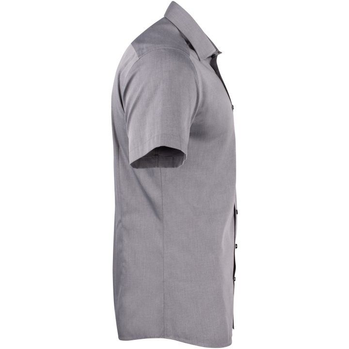 Skjorta YB50 Twill S S Regular Grå J.Harvest & Frost s – billede 4