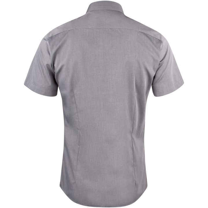 Skjorta YB50 Twill S S Slim Grå J.Harvest & Frost XS – billede 2