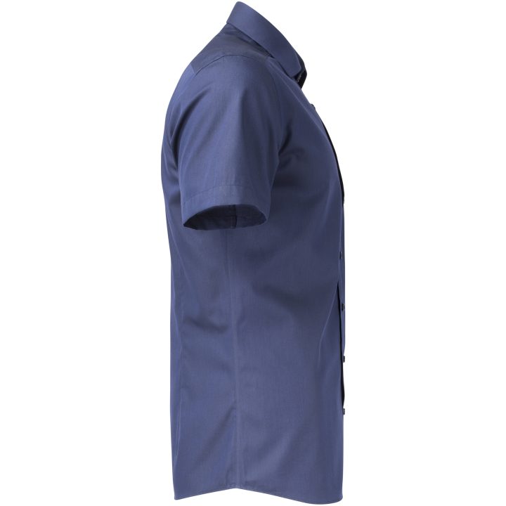 Skjorta YB50 Twill S S Slim Marinblå J.Harvest & Frost XS – billede 5