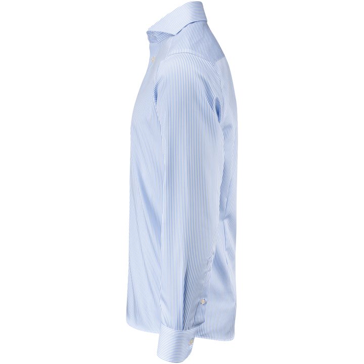 Skjorta YB50 Twill Slim Light blue Stripe J.Harvest & Frost XS – billede 4