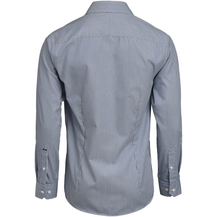 Skjorta YB50 Twill Slim Navy Stripe J.Harvest & Frost XS – billede 6