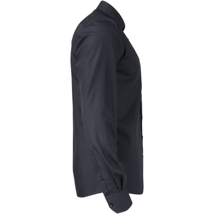 Skjorta YB50 Twill Slim Svart J.Harvest & Frost XS – billede 5