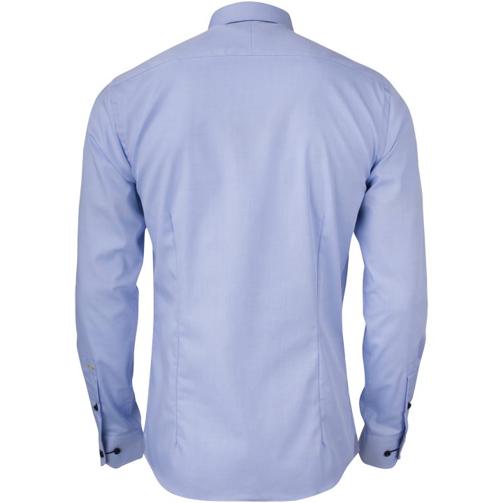 Skjorta YB51 Twill Regular Himmelsblå/marinblå J.Harvest & Frost s – billede 3