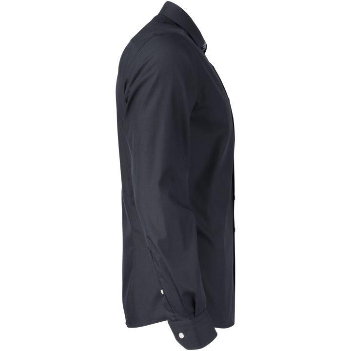 Skjorta YB51 Twill Regular Svart/svart J.Harvest & Frost s – billede 5