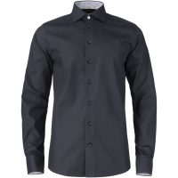 Skjorta YB51 Twill Regular Svart/svart J.Harvest & Frost