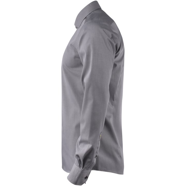 Skjorta YB51 Twill Slim Grå/svart J.Harvest & Frost XS – billede 5
