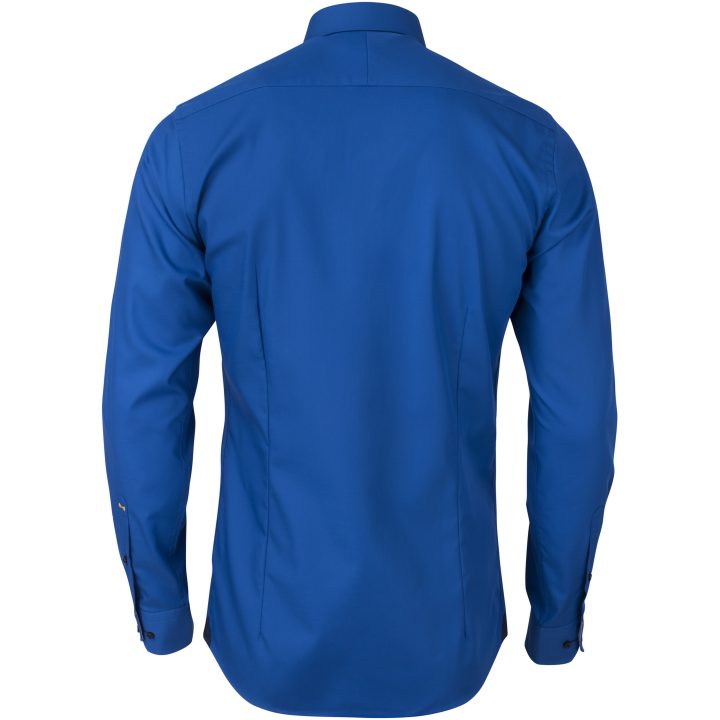 Skjorta YB51 Twill Slim Kungsblå/marinblå J.Harvest & Frost M – billede 3