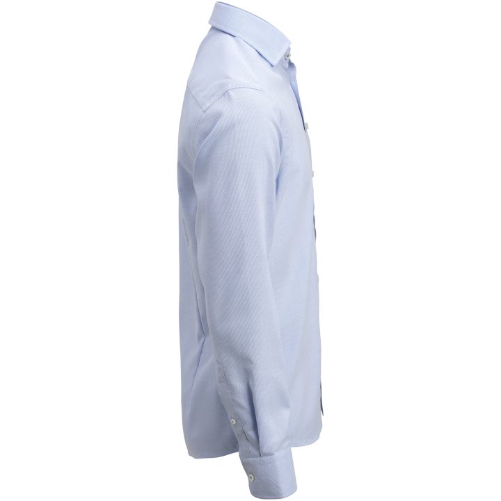 Skjorta YB55 Jacquard Slim Himmelsblå J.Harvest & Frost XS 35/36 – billede 2