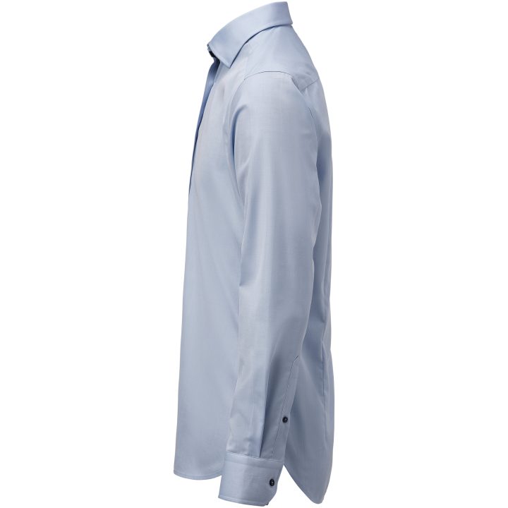 Skjorta YB56 Twill Regular Himmelsblå/marinblå J.Harvest & Frost S 37/38 – billede 2
