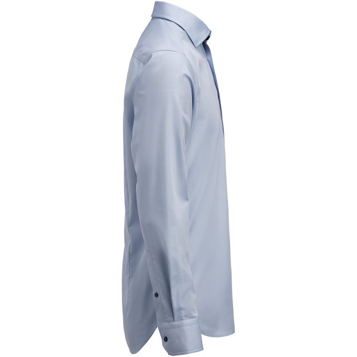 Skjorta YB56 Twill Regular Himmelsblå/marinblå J.Harvest & Frost S 37/38 – billede 3
