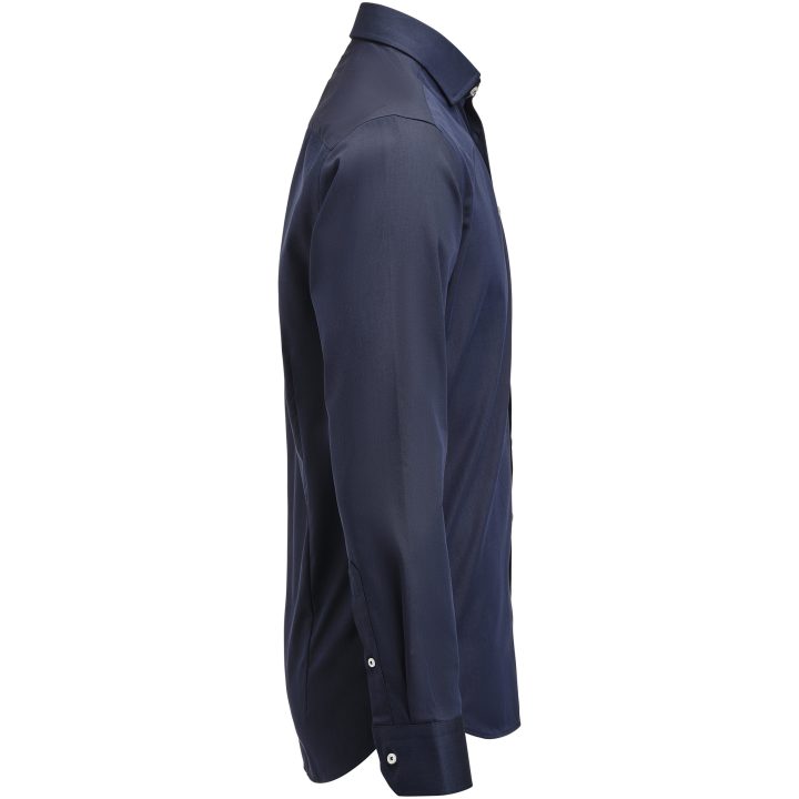 Skjorta YB56 Twill Regular Marinblå/vit J.Harvest & Frost S 37/38 – billede 4